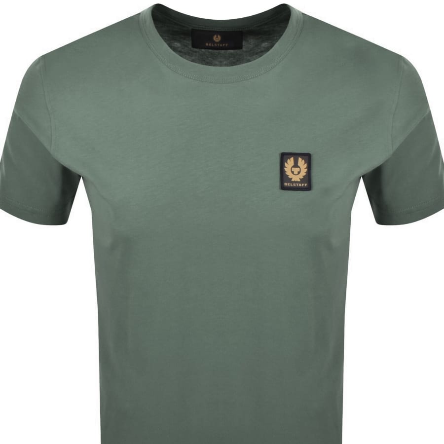 Belstaff Logo T Shirt Green